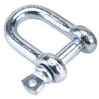 D Shackle - 6.5mm Zinc for non-rated chain