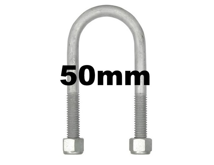 U Bolts (Round) 50mm x 1/2"