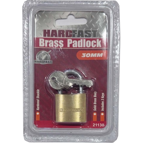 30mm Brass Padlock Heavy Duty With 3 keys