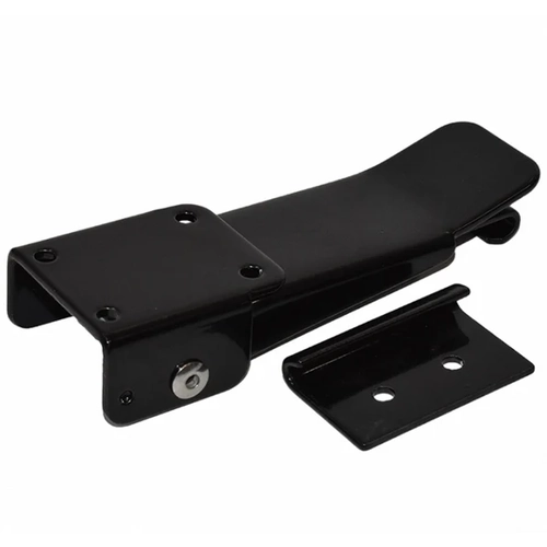 Roof Clamp with J Hook For Pop-Top BLACK (2 PART).