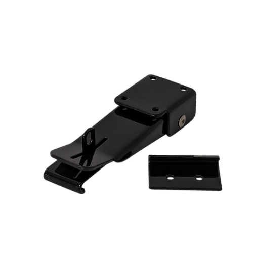 Lockable Roof Clamp with J Hook for Pop Top Black ( 2 Part)
