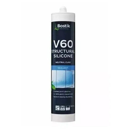 V60 Clear Silicone Sealant Non-Acetic 300gm Tube. 30804561