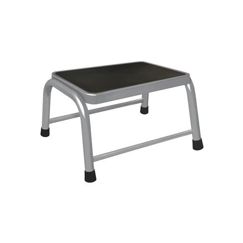 Stool Step 1 Grey Steel 100kg DOM Faulkner