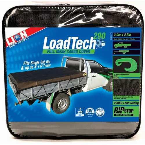 Cargo Net 290 W/16 Hooks 2.0m x 2.5m LoadTech