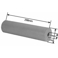 Grey Rubber 12" STRAIGHT Roller