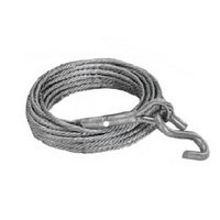 Winch Cable & "S" Hook - 4mm x 6m
