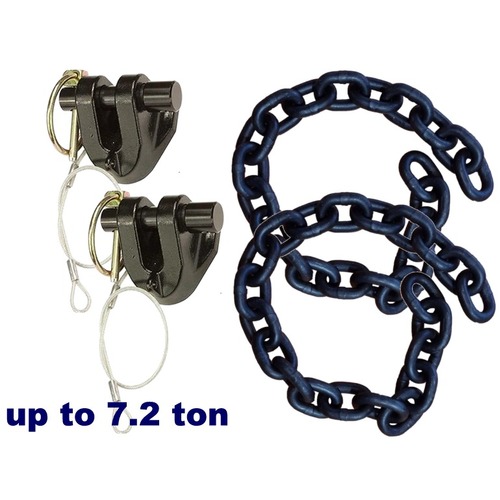 G80 Truck Safety Chain and Holder Kit suits 4.5 - 7.2 TON