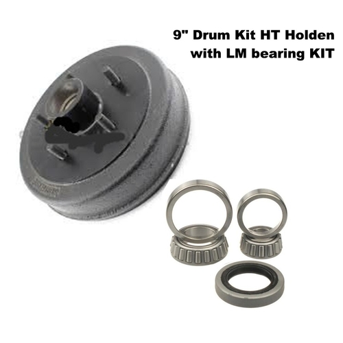 9" Drum Kit HT Holden with LM bearings
