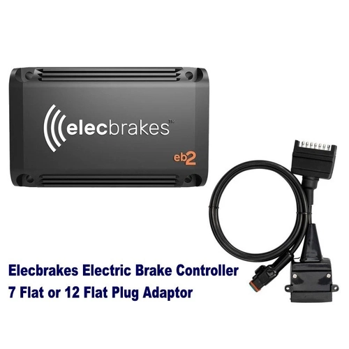 Elecbrakes Electric Brake Controller EB2 7 Flat or 12 Flat Plug Adaptor