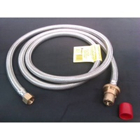 Gas Bayonet Hose - 2m x 3/8"