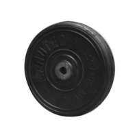  6" Replacement Wheel - Solid with Metal Bore