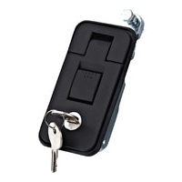 Lever Latch Lock, BLACK (Large)