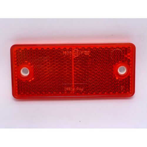 Reflector RED  90x40mm (SCREW ON)
