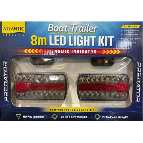 ATLANTIC Boat Trailer 8m LED Light Kit  5 YEAR WARRANTY