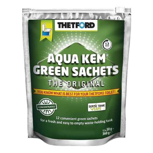Aqua Kem GREEN Sachets (Pk12) THETFORD