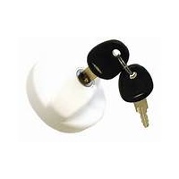 Water Filler, WHITE LOCKABLE - Cap & Keys only