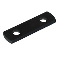 Shackle Plate, Black 9/16" - 65mm Centers