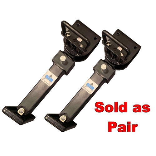 CORNER STEADY LEG PAINTED ECONOMY 410mm - 530mm PAIR
