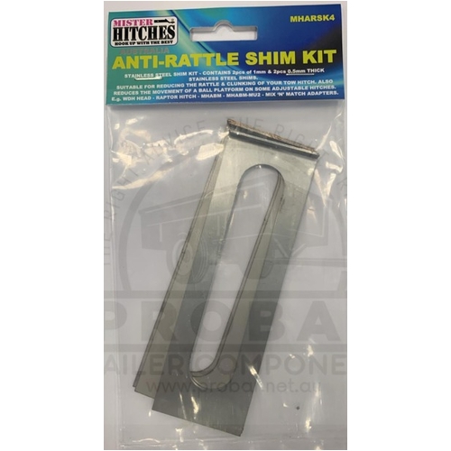 MISTER HITCHES Anti-Rattle Hitch Shim Kit 4pc