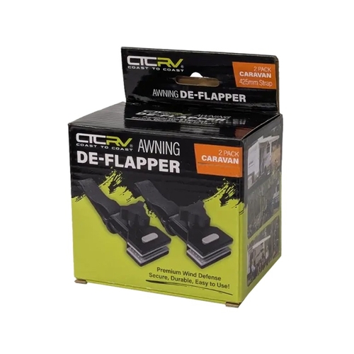 COAST Std Strap De-Flappers for Roll-Out Awnings | POP-TOP | Pack of 2.