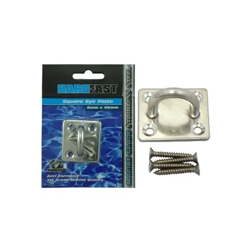 EYE PLATE 10mm Stainless Steel Diamond