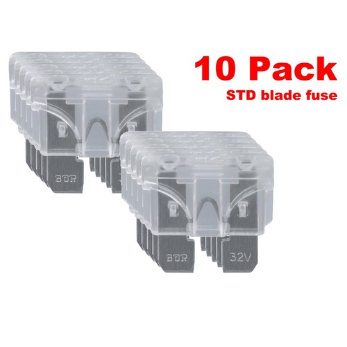 25A STD BLADE FUSE 10 PACK