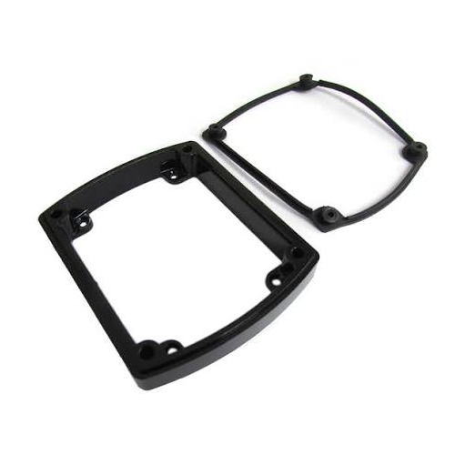 Clipsal Mounting Flange Black T/S New Style Inlet. CLI435VFSM-BK