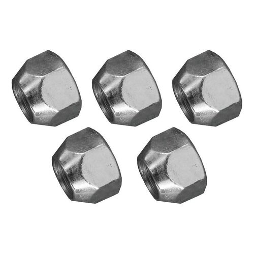 PACK OF 5 WHEEL NUTS 1/2" UNF STD