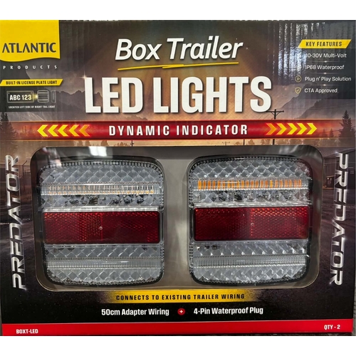 ATLANTIC BOX Trailer LED Light Kit  5 YEAR WARRANTY