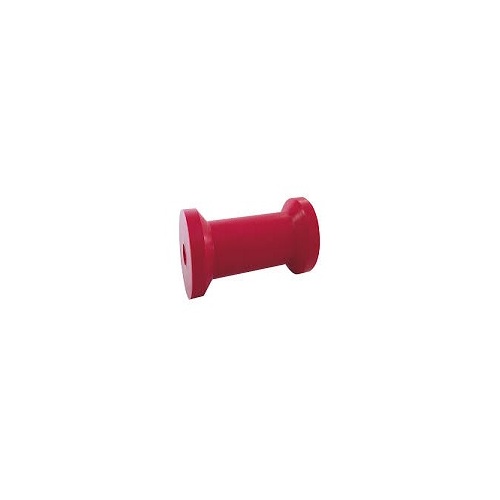 Red Poly  4.5" KEEL Roller