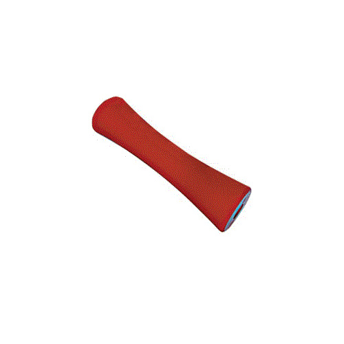 Red Poly  8" CONCAVE Roller 