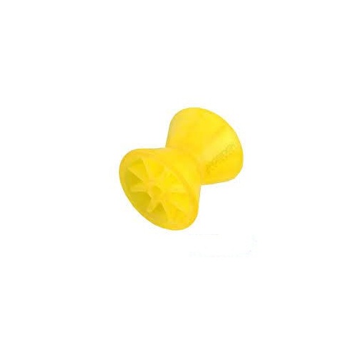 YELLOW POLY  2.5/8" BOW Roller (68mm)