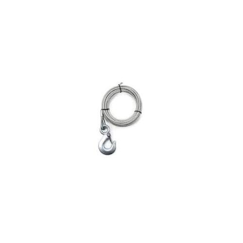 Winch Cable & Snap Hook - 5mm x 7.5m