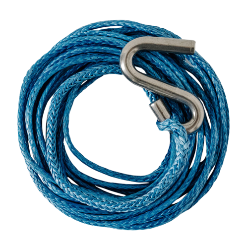 Winch Rope & "S" Hook - 4mm x 6m