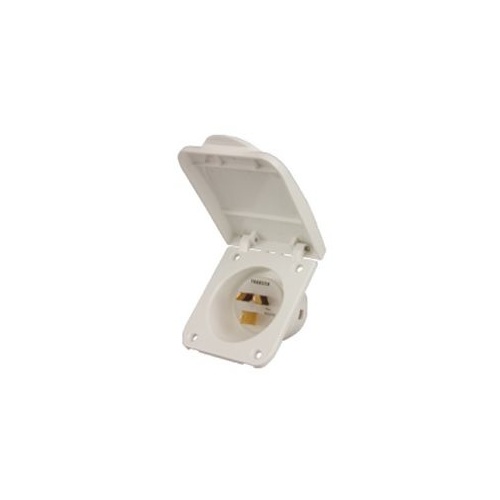 240v Power Inlet - WHITE