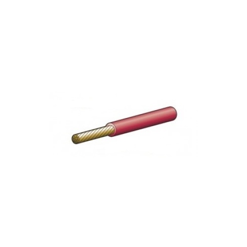 Electrical Wire - Single Core, 4mm Red (Per Metre)