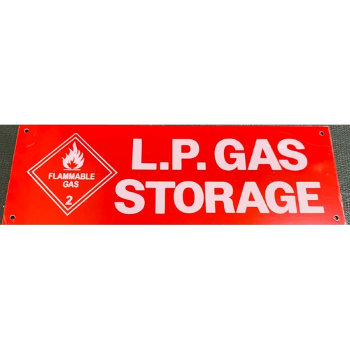 LP Gas Storage Label