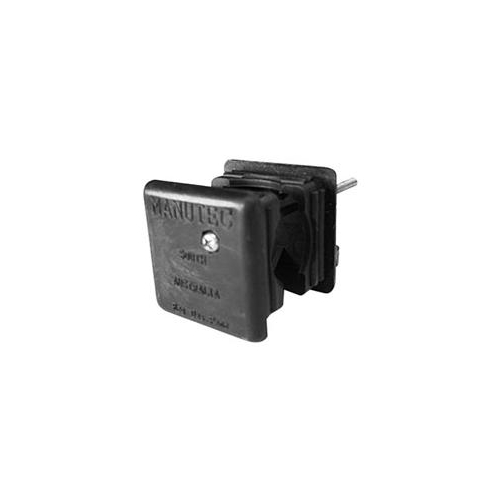Manutec Jockey Stand Replacement Black Caps 70mm x 70mm
