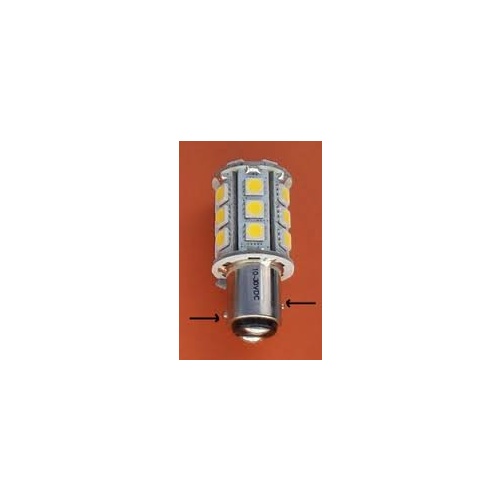 LED BAYONET Bulb - 18LED DOUBLE Contact (Offset Pins)