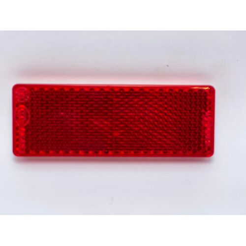 Reflector RED  85x30mm (STICK ON)