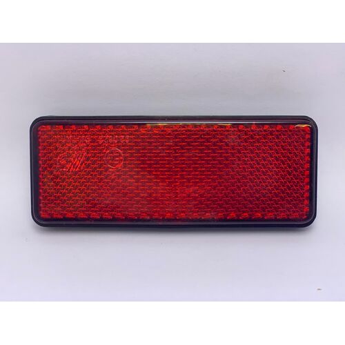 Reflector RED  95x36mm (REAR BOLT)
