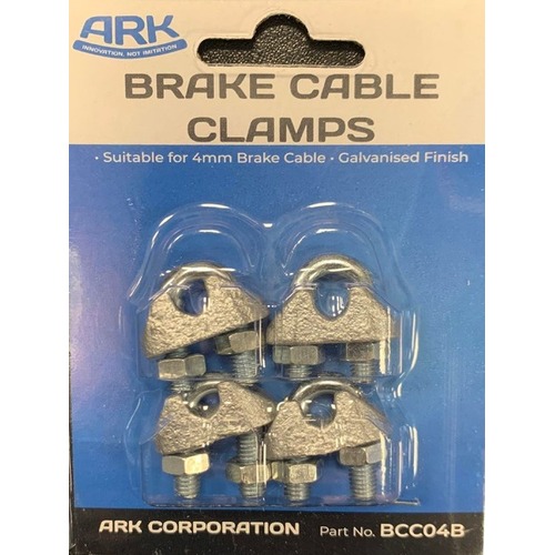 CABLE CLAMPS suits 4mm (4 PACK)