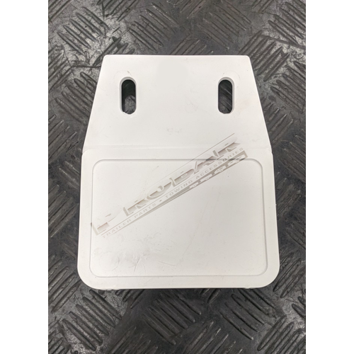 Mudflap, White - SMALL 165x200mm