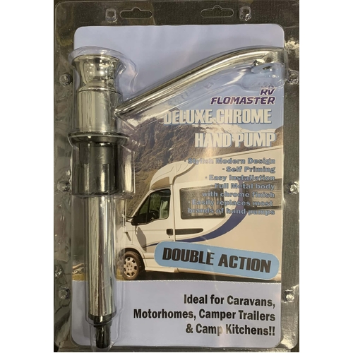 RV Flomaster Deluxe Chrome Hand Pump