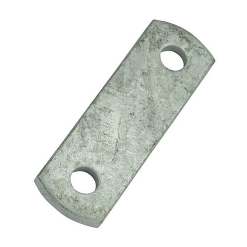 Shackle Plate, Galvanised Steel 9/16" - 90mm Centres
