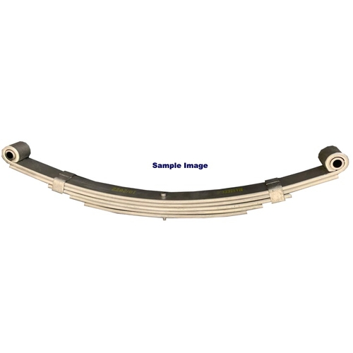 Galvanised 5 Leaf x 630mm x 45mm x 8mm 650kg Shackle Spring