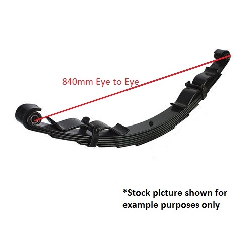 Outback Shackle Spring, 1000kg - 9 Leaf